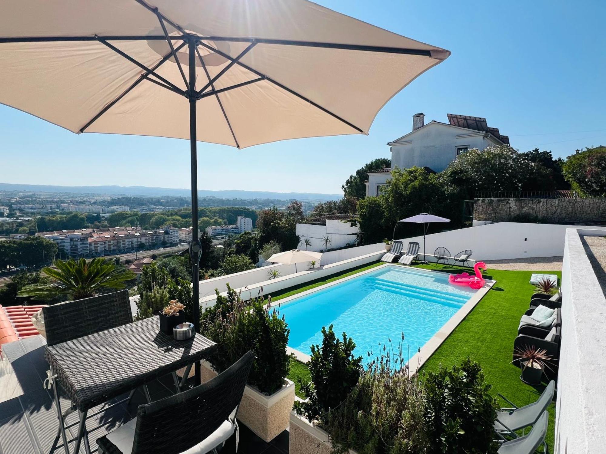 Vila Pombal Tomar - Luxury Apartment With Private Pool And Castle View Exterior foto